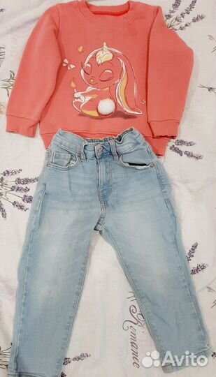 Вещи пакетом для девочки 104