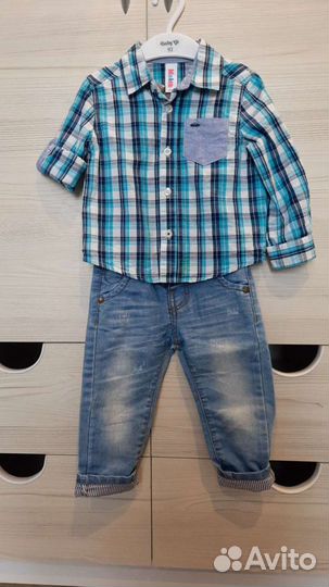 Рубашка, джинсы