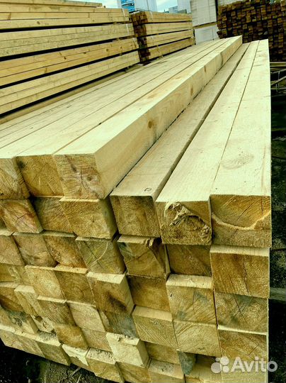 Брус обрезной 150х200х6000мм ГОСТ