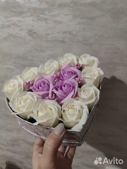 Цветы из мыла