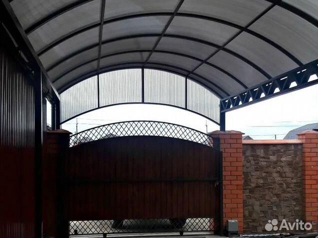 Навесы из поликарбоната под ключ