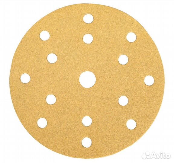 Круг абразивный d150мм Р220 15 отв. gold line hole