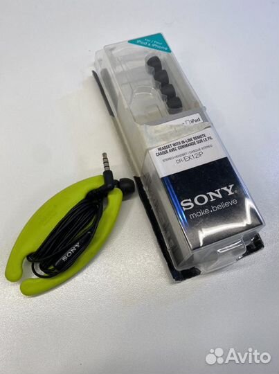 Наушники sony с микрофоном для iPhone iPad