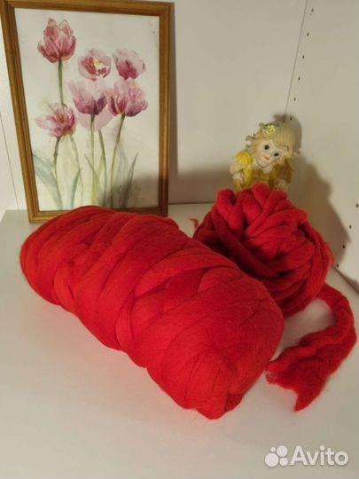 Пряжа для вязания мериносовая шерсть