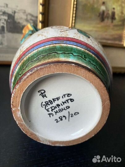 Ваза керамика рм Италия