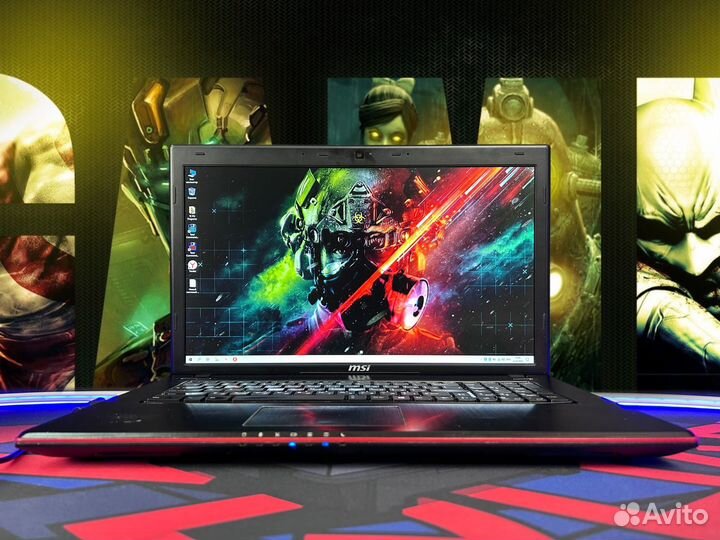 Игровой ноутбук MSI 17.3 / GTX 760M / 16GB / i5