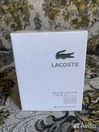 Духи Lacoste L 12.12 Blanc White Бланк edt 100 ml