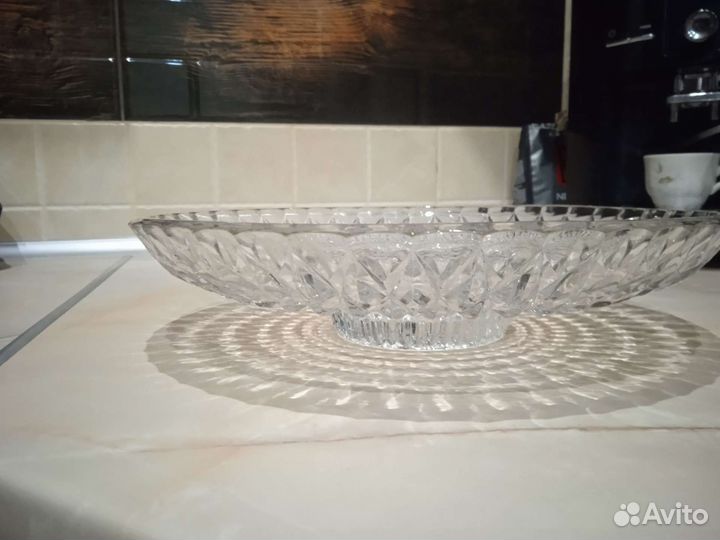 Блюдо хрусталь для фруктов
