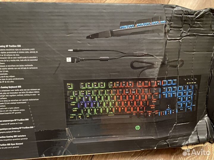 Игровая клавиатура HP Pavilion Gaming 800 5JS06AA