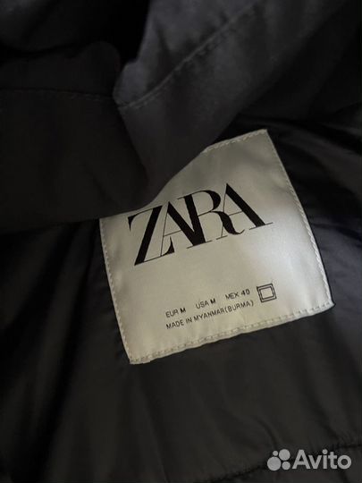 Мужская зимняя куртка Zara, размер M