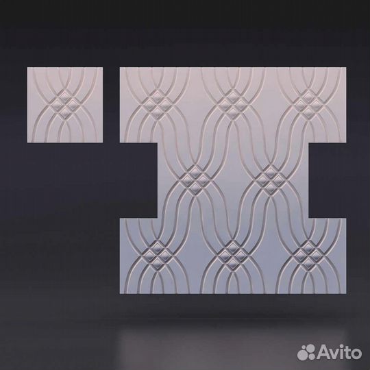 Гипсовая 3D панель 