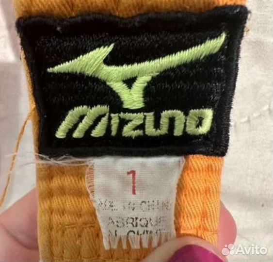 Пояс Mizuno оранжевый