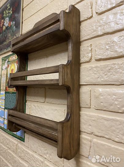 Кухонная полочка для специй деревянная (Не Икея)