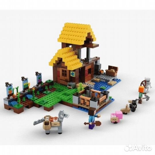 Конструктор Майнкрафт Фермерский коттедж, 3D71