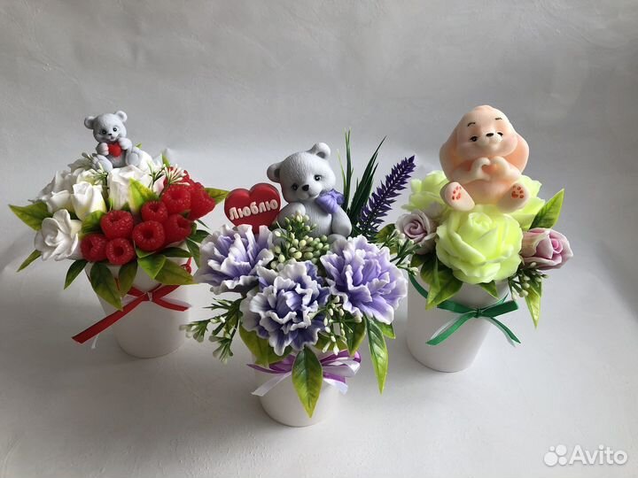 Букет из мыла