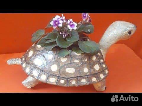 Лебедь, черепаха из цемента