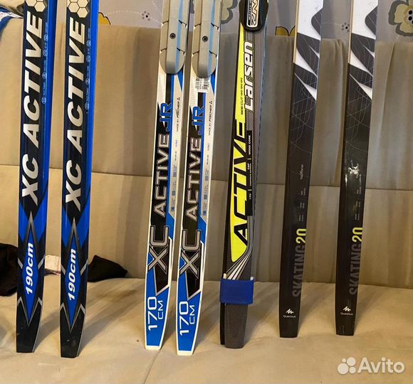 Беговые лыжи классические)