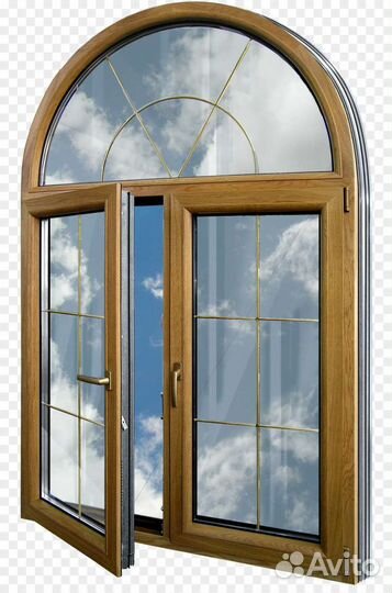 Пластиковые окна на дачу и в дом с отделкой