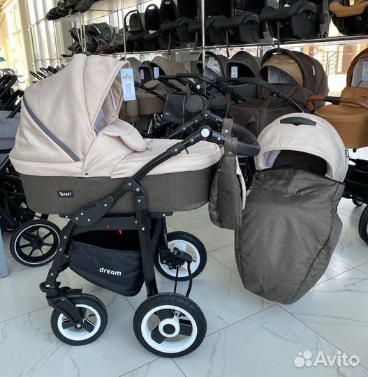 Коляска dream (BartPlast) 05 коричневый-бежевый