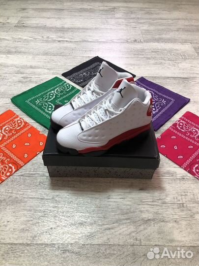 Кроссовки Air Jordan 13 retro White/Red