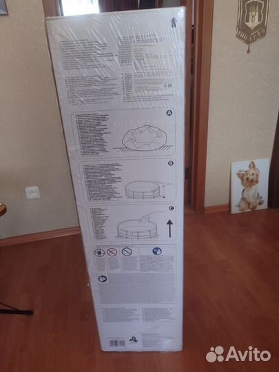 Каркасный бассейн новый avenli 3.60m76cm