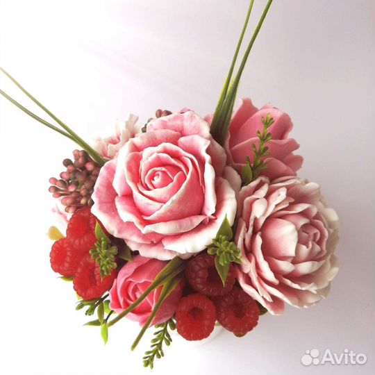 Букет из мыла ручной работы