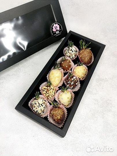 Клубника в шоколаде. Набор клубники в шоколаде