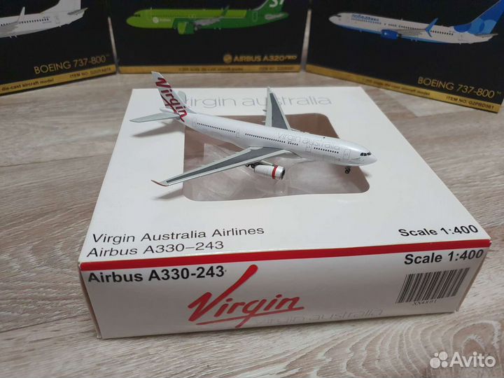 Модель самолета airbus a330-243 Virgin Australia