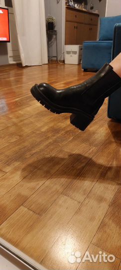 Ботинки батальоны каблук 5 см