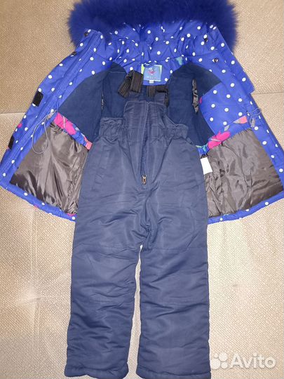 Зимний костюм для девочки 116