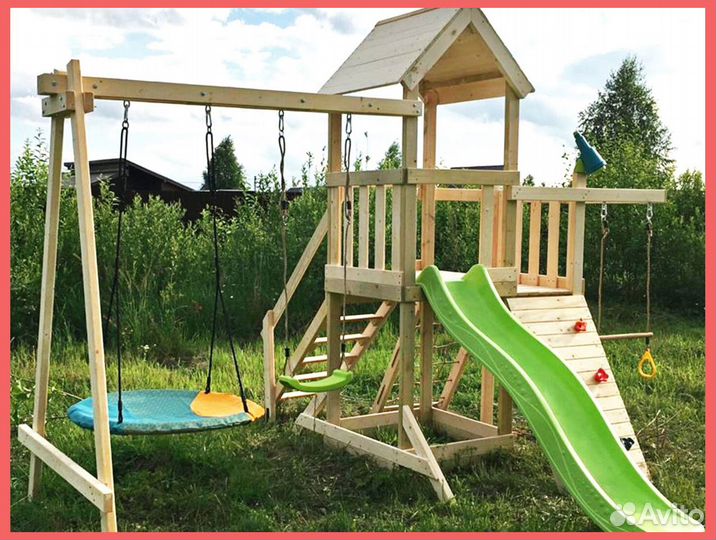 Детский игровой комплекс с горкой