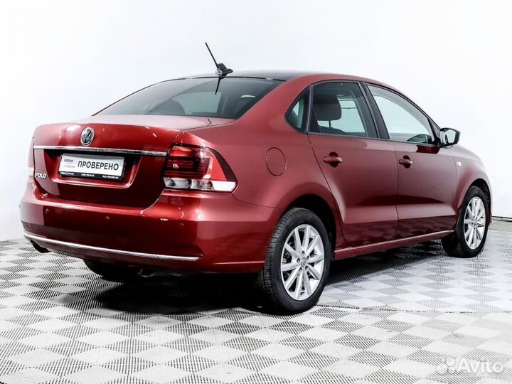 Volkswagen Polo 1.6 AT, 2017, 88 470 км