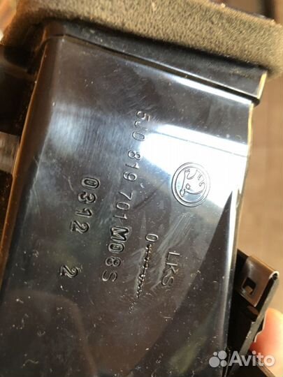 Дефлектор воздуховод левый правый Фабия Румстер