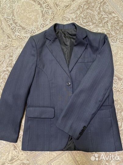 Пиджак школьный для мальчика 146