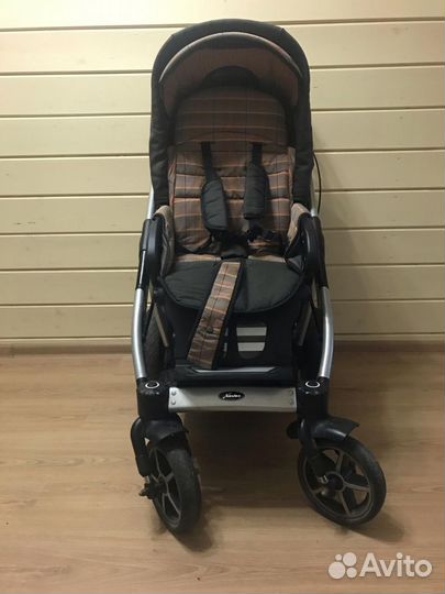 Коляска hartan racer gt +ручной тормоз