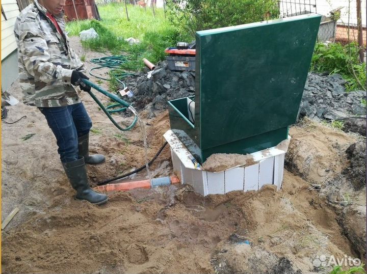 Септик автономный + установка