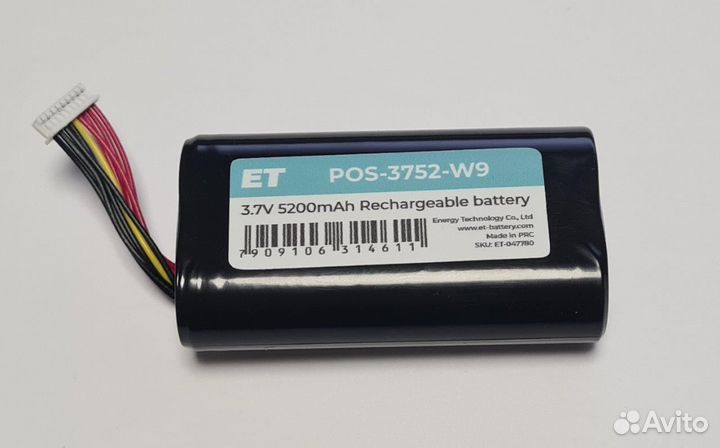 Аккумулятор ET POS-3752-W9
