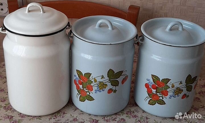 Бидон эмалированный
