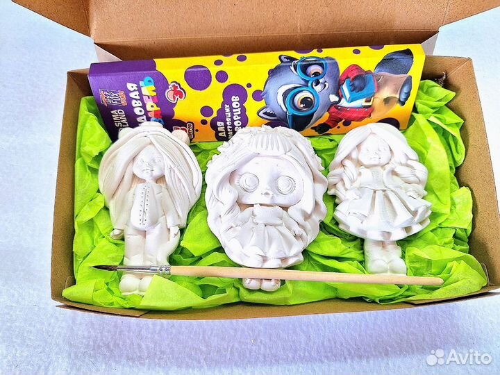 Набор для раскрашивания гипсовых фигур 