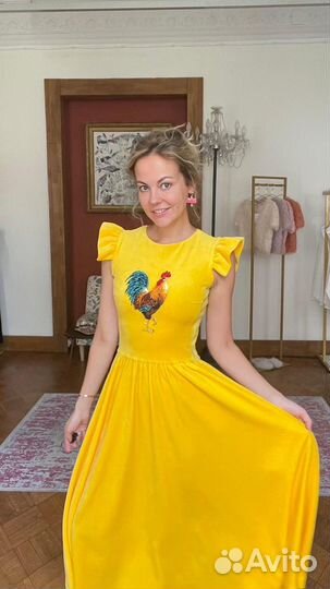 Платье petya dress Петя с рукавами крылышками