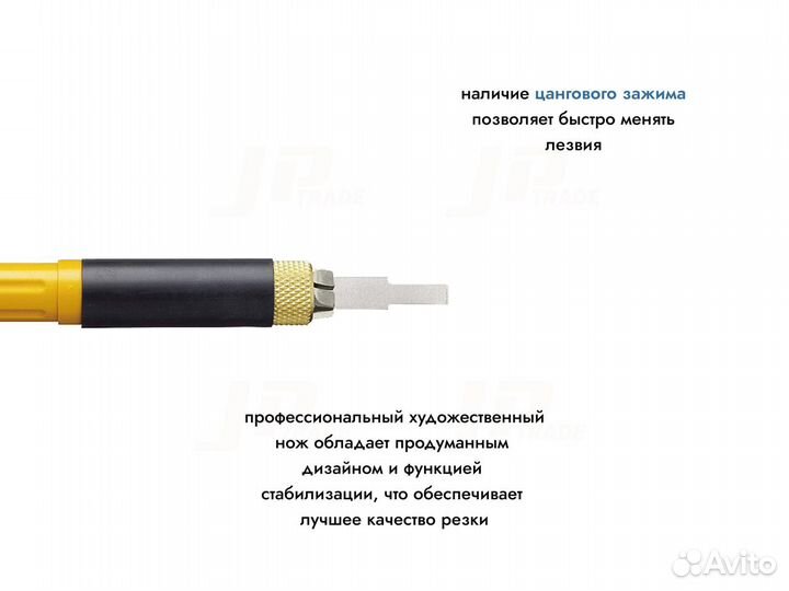 Перовой нож Olfa (157B) + 4 сменных лезвия