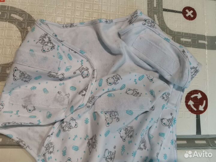 Пеленка кокон на липучках и спальный мешок