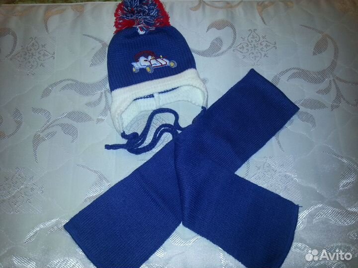 Комплект шапочка и шарф для малыша Tomar (Польша)