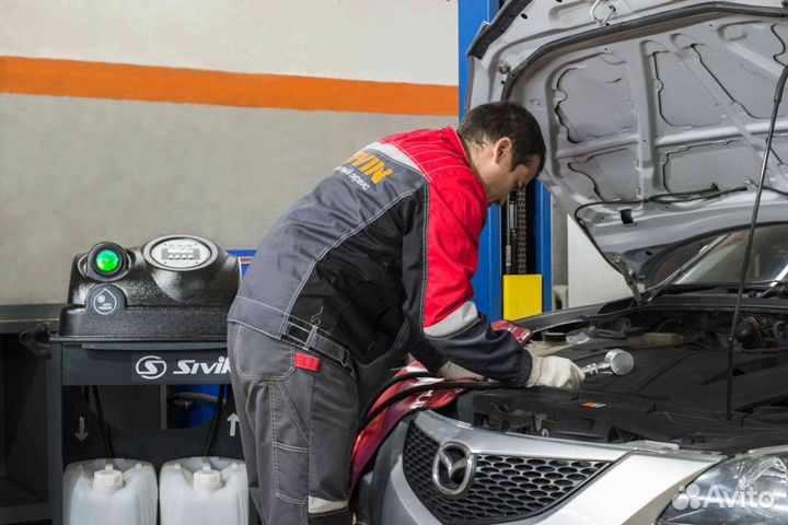 Замена антифриза и тех. жидкостей за 1 час