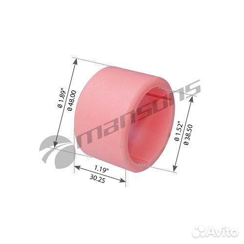 Втулка тормозного вала 38/48мм H-30,2плас с прорез
