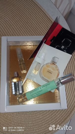 Набор пробников и миниатюр парфюмерии