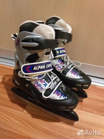 Коньки раздвижные 26-30, 30-33, 34-37,37-40