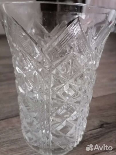 Ваза хрустальная