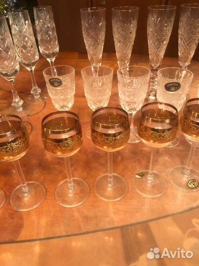 Бокалы Хрусталь разные