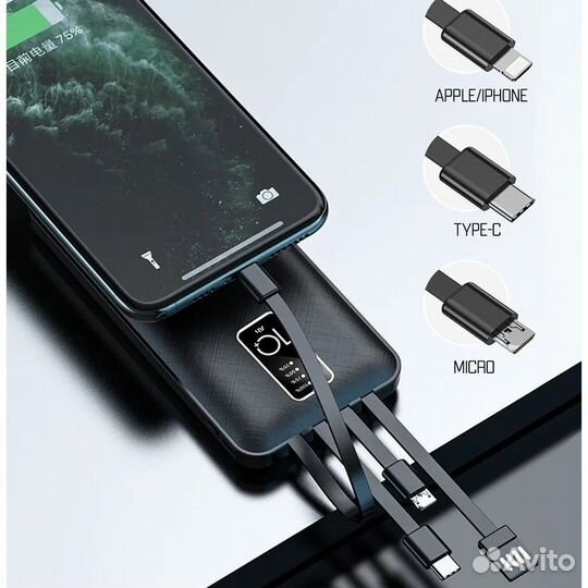 Power bank WUW U-39 10000mAh (Black)